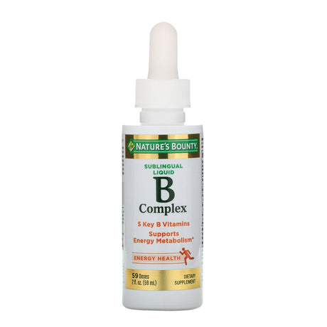 Nature'S Bounty Vitamin B Complex Sublingual Liquid 2 Oz (Pack of 4)