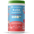 Amazing Grass Kidz Superfood: Vegan Protein Probiotics for Kids with Beet Root Powder 1/2 Cup of Leafy Greens, Strawberry Blast, 15 Servings