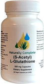 S-Acetyl L-Glutathione 200 Mg.| 60 Vcaps | Non-Gmo | Soy-Free and Gluten Free