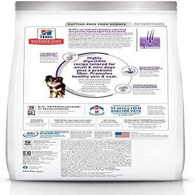 Hill'S Science Diet Dry Dog Food, Adult, Small & Mini Breeds, Sensitive Stomach & Skin, Chicken Recipe