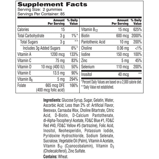 One a Day Men'S Gummy Multivitamin, Multivitamins for Men, 170 Count