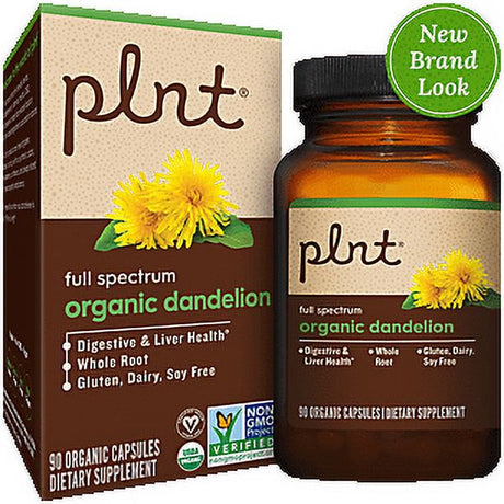 Organic Dandelion ? Full Spectrum & Whole Root for Digestive & Liver Health (90 Organic Capsules)