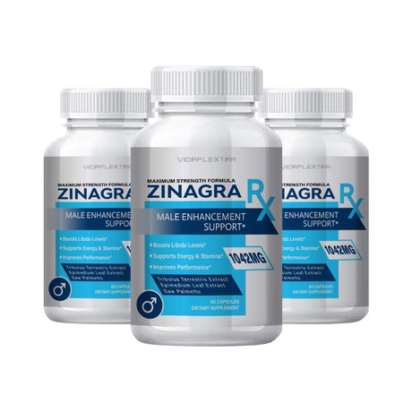 (3 Pack) Zinagra RX - Zinagra RX Male Support Capsules