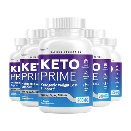 Keto Prime - Keto Prime Ketogenic Weight Loss Support 5 Pack