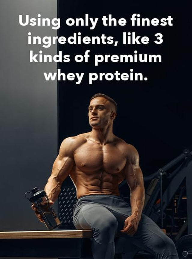 Whey Fantastic Unflavored - 100% Natural Grass Fed Whey Protein Powder - Unique 3-Whey Blend of Whey Isolate, Concentrate & Hydrolysate Provides 25G of Protein per Serving - 5Lb - 75 Servings