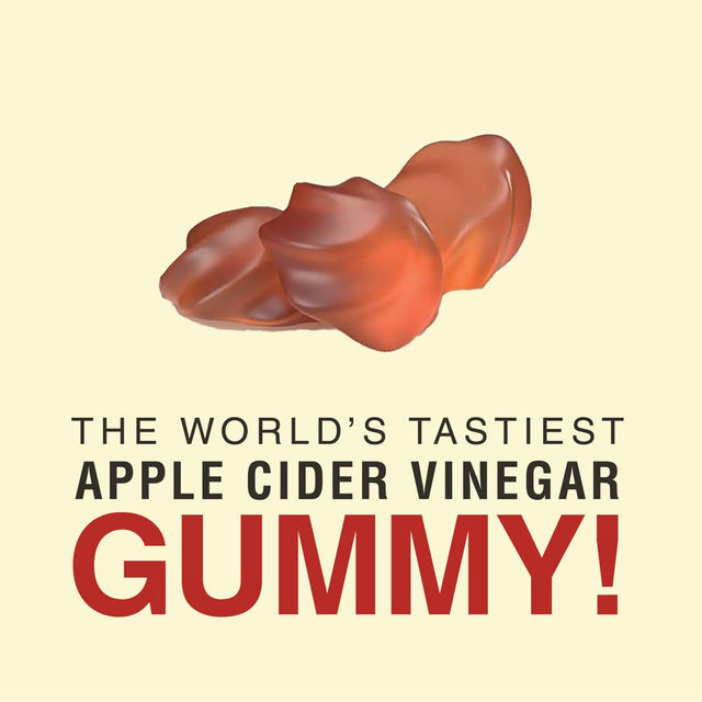 Curbcals Apple Cider Vinegar Gummies - Supports Healthy Detox & Cleanse - Suppress Appetite - Weight Management - Vitamin B12 & B9 - Gluten & GMOS Free - 1000Mg