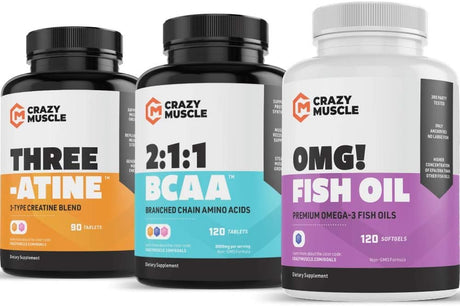 Get Stronger with Fish Oils, BCAA and Creatine