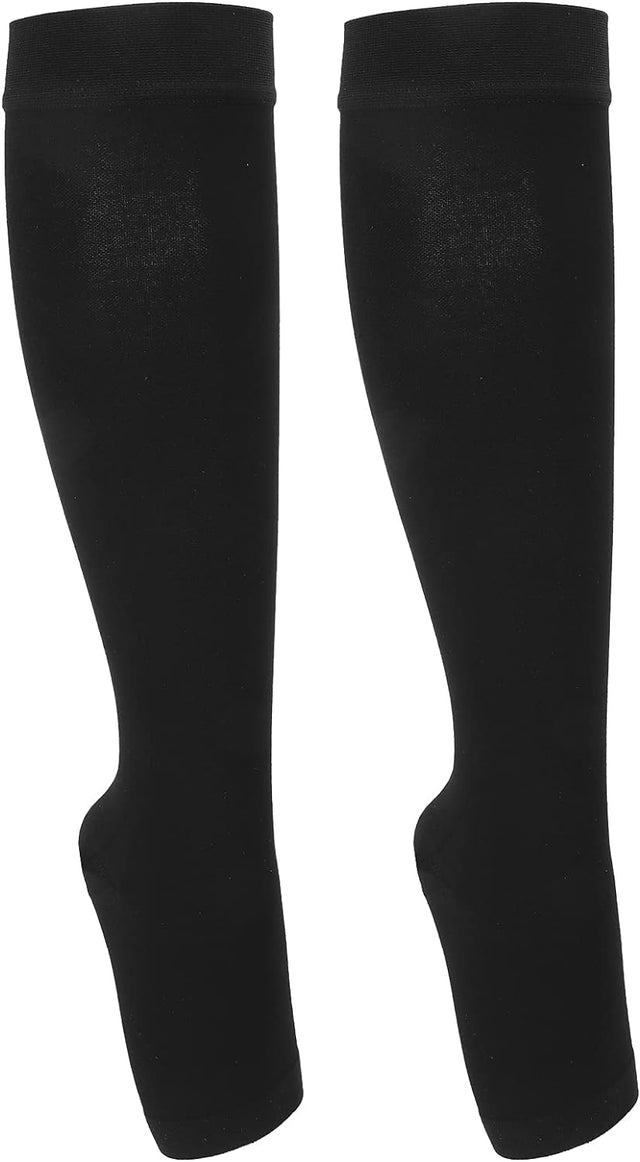 Toeless Compression Stockings, Compression Socks Absorb Sweat Soft Comfortable for Dating for Daily Use(M)