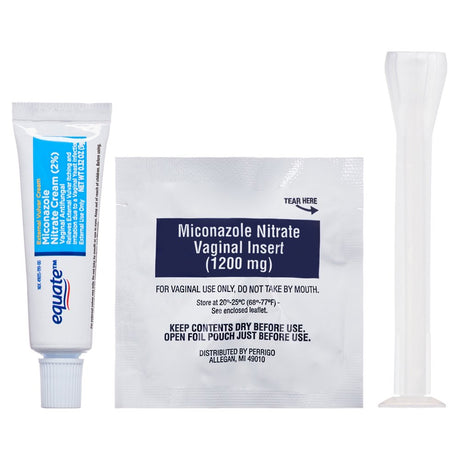 Equate Miconazole 1 Day, Miconazole Nitrate Vaginal Insert and Cream (1200 Mg)