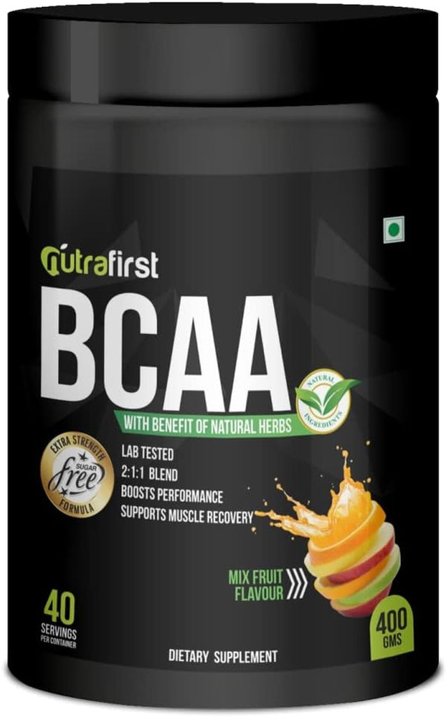 BCAA Protein with Whey Protein Isolate in Chocolate Flavor for Pre/Post/Intra Advance Workout Supplement 100% Pure Vegan, Muscle Recovery & Endurance BCAA – 500Gm, Pack of 1