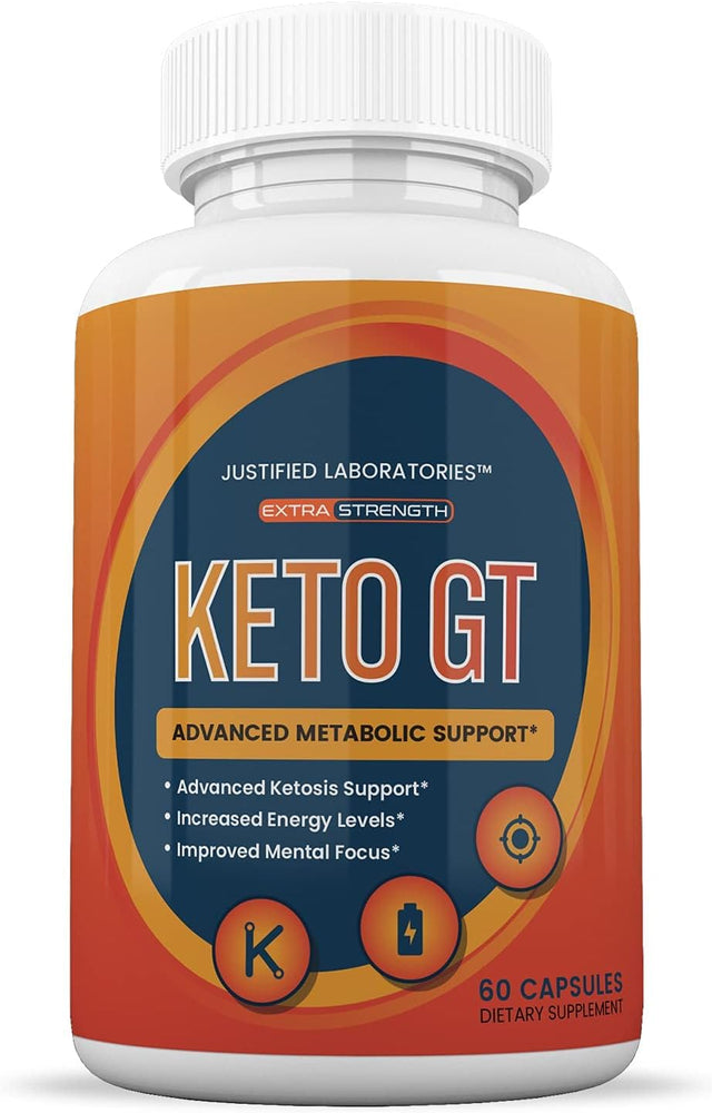 (2 Pack) Keto GT Advanced Includes Apple Cider Vinegar Gobhb Exogenous Ketones Keto Pills Supplement Premium Ketosis Support for Men Women 120 Capsules