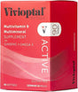 Vivioptal Multivitamin & Multimineral Supplement with Ginseng & Omega-3 Capsules, 90 Count