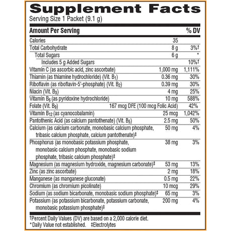 Emergen-C Daily Immune Support Vitamin C Supplement Powder, Raspberry, 10 Ct