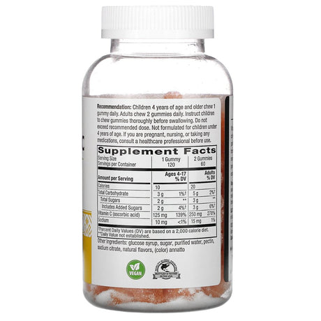 Nature'S Way Vitamin C Gummies - Orange 120 Gummies