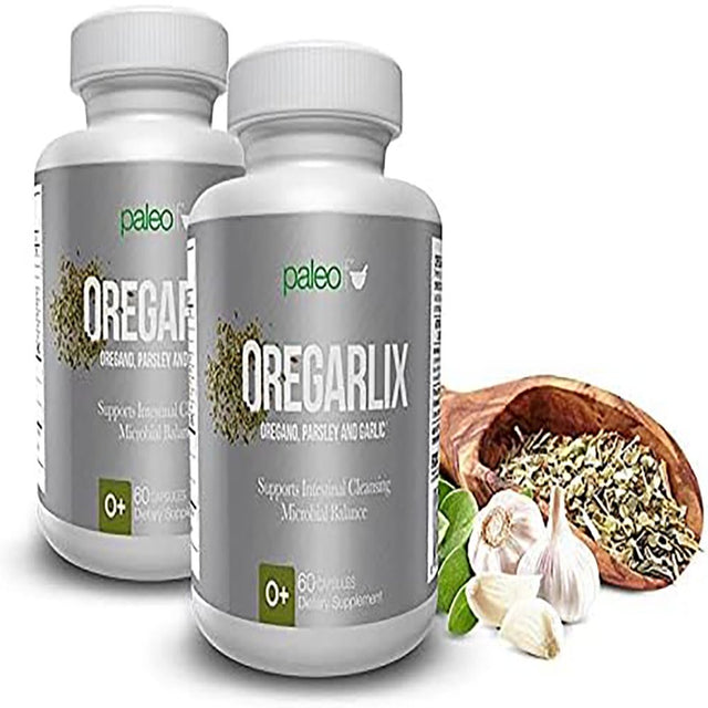 Premium Oregarlix Premium Gut Health Supplement. Best Support for Intestinal Cleansing Microbial Balance with Premium Prebiotics - Help Keep Good Bacteria Healthy & Growing - 100% Natural (2-Pack)