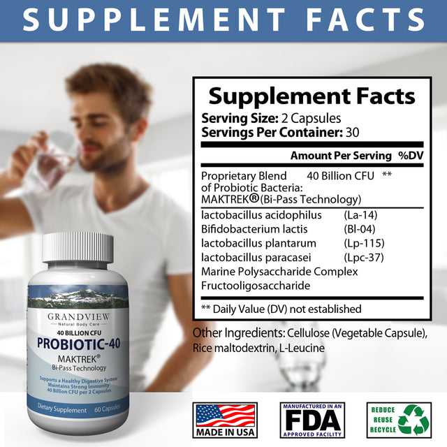 Probiotic-40 - Digestive Health