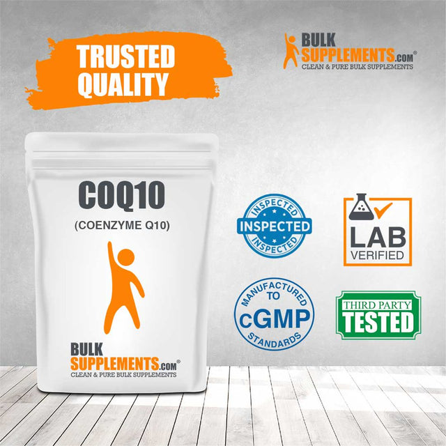 Bulksupplements.Com Coenzyme Q10 (Coq10) Powder - Coenzyme Q10 200Mg - Antioxidant Powder - Co Q10 (50 Grams - 1.8 Oz)