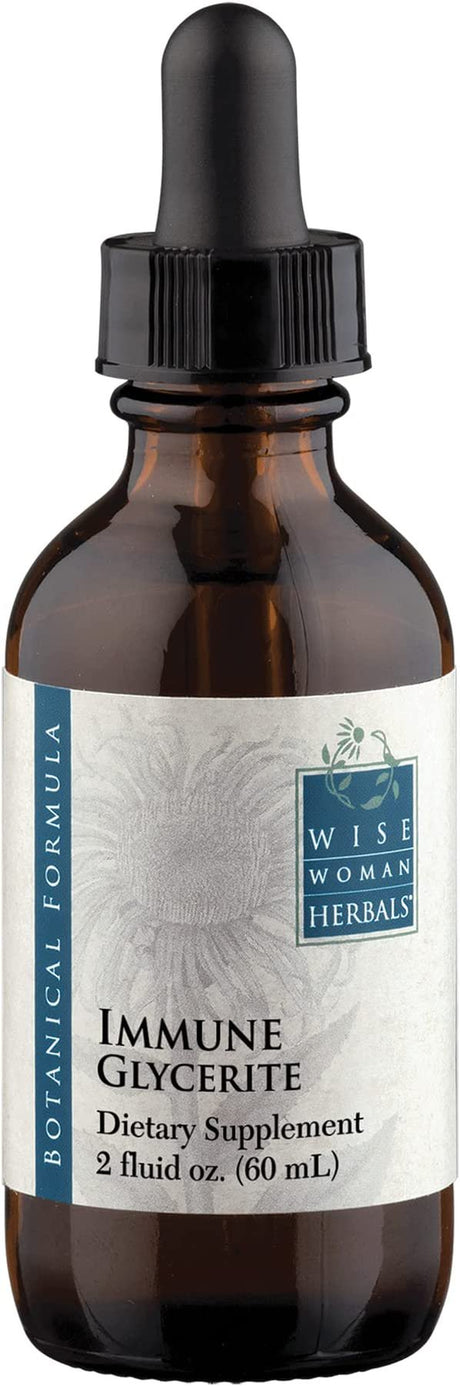 Wise Woman Herbals - Immune Glycerite - for Immune Support - Promotes Normal Healthy Respiratory Tract - Supports Normal Immune System Function - Aids Normal Healthy Expectoration - All Natural - 2 Oz