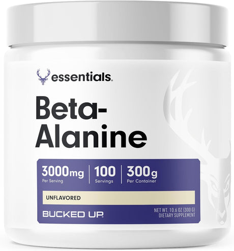 Bucked up Beta Alanine 300Mg Powder, Non-Gmo, Gluten-Free, Unflavored (100 Servings)