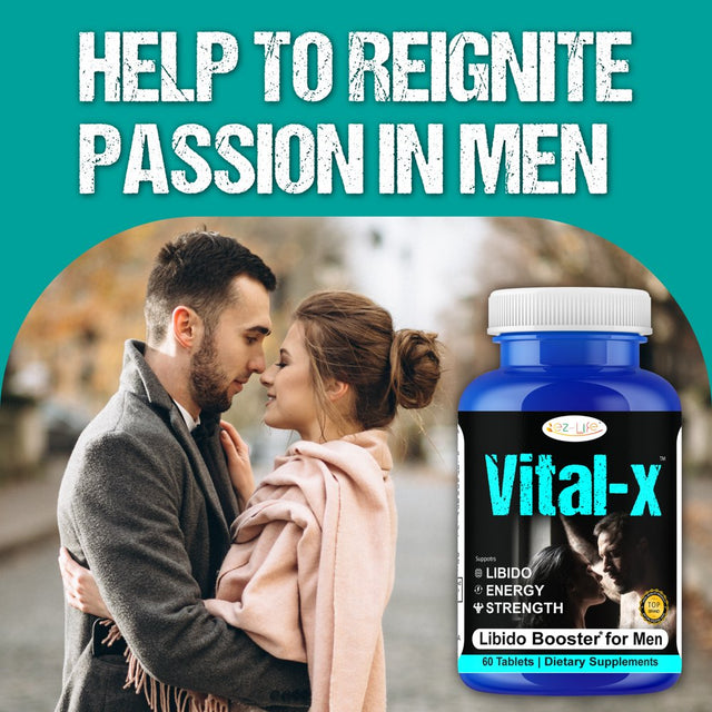 Vital-X Male Testosterone Booster Vitamins 60Ct Endurance Stamina Booster 60Ct by America'S Best Deals