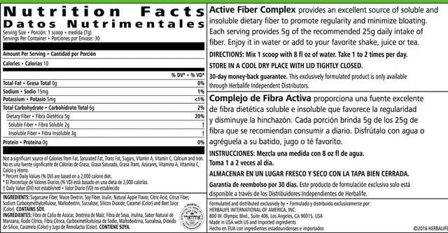 Active Fiber Complex Apple Flavor 210G for Digestive Health