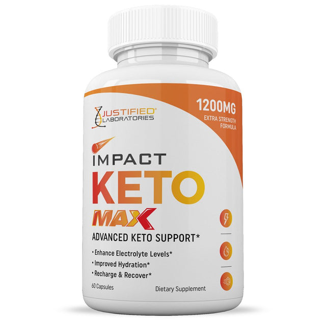 (3 Pack) Impact ACV MAX Pills 1675 MG Stronger than Gummies Advanced Keto Support 180 Capsules