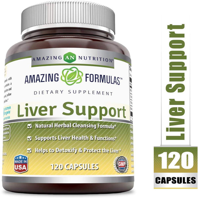 Amazing Formulas Liver Support 120 Capsules (Non-Gmo)