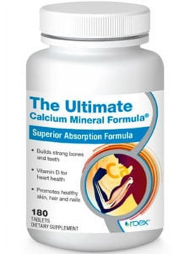 Ultimate Calcium Mineral Formula 180 Tabs by Roex