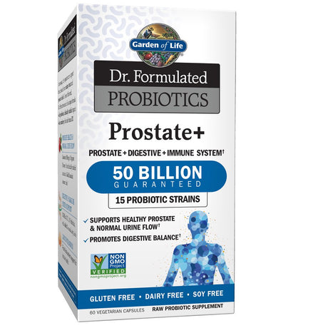 Garden of Life - Dr. Formulated Probiotics Prostate+ - 60 Vegetarian Capsules