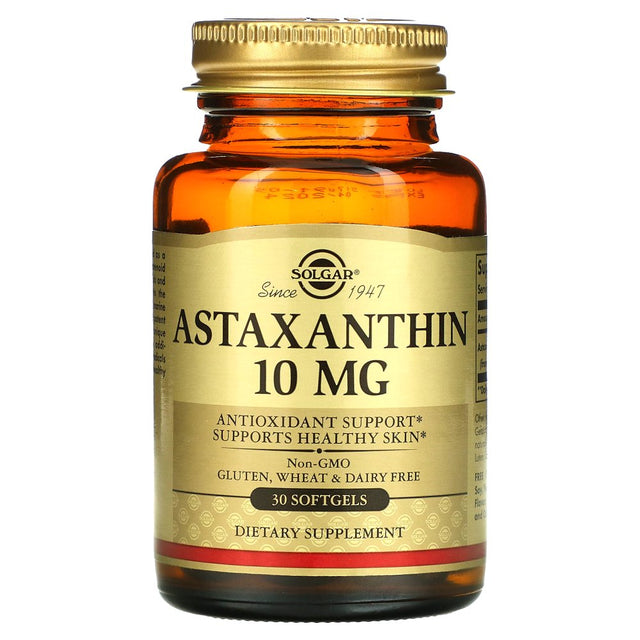 Solgar, Astaxanthin, 10 Mg, 30 Softgels