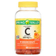 Spring Valley Immune Health Non GMO Vitamin C Vegetarian Gummies, Orange, 250 Mg, 150 Count