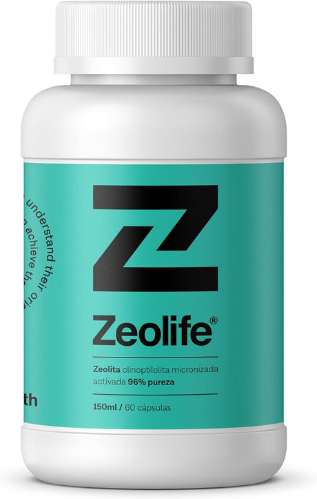 Zeolite-Activated 1 Gram per Capsule Micronized Clinoptilolite 96% Purity. Ultra FINE