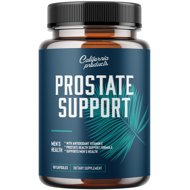 Prostate Support Supplement for Men, Pygeum with Pure Saw Palmetto Berries Extract Vitamins Zinc Plant Sterol Complex Easy Urinary Flow Mens Health