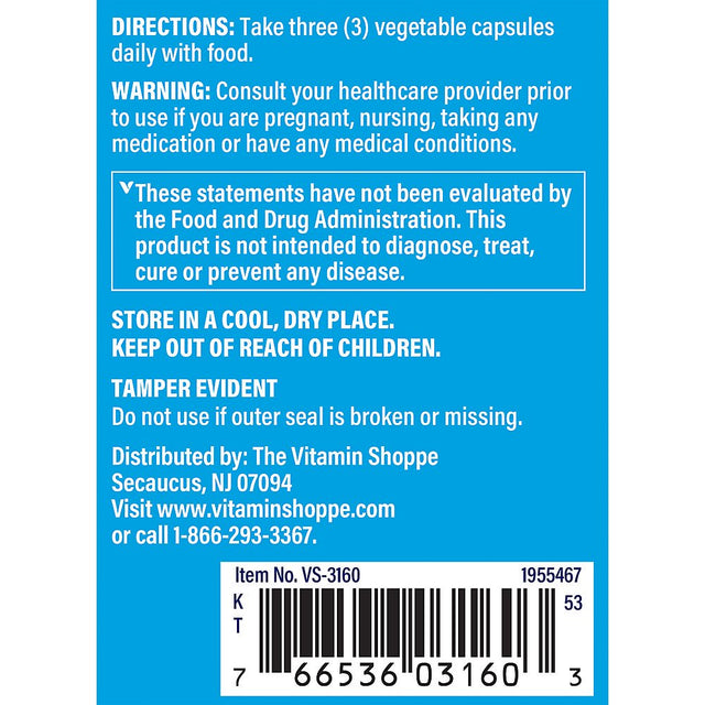 The Vitamin Shoppe Plant-Based Algae Calcium Bone Formula with Magnesium, D3, K2 for Bone Support (90 Veggie Capsules)