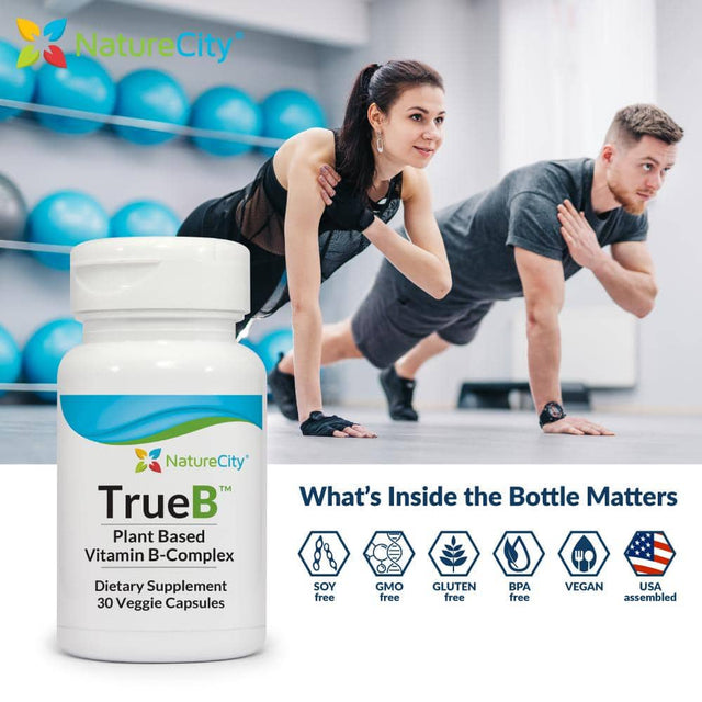 Trueb - Plant Based Vitamin B Complex by Naturecity (Vegan Friendly)