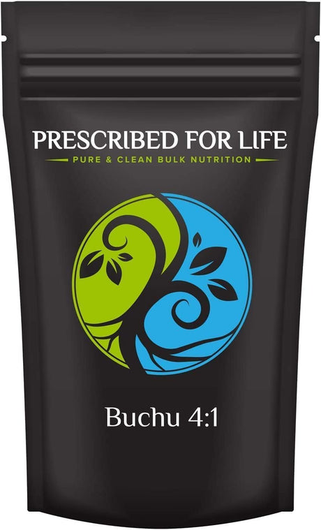 Prescribed for Life Buchu Powder 4:1 | Natural Agathosma Betulina Leaf Extract | Weight Management, Digestion, and Detox | Gluten Free, Vegan, Non GMO (4 Oz / 113 G)