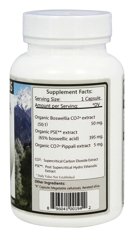 Tattva'S Herbs - Organic Boswellia Full Spectrum CO2 Extract - 120 Vegetarian Capsules