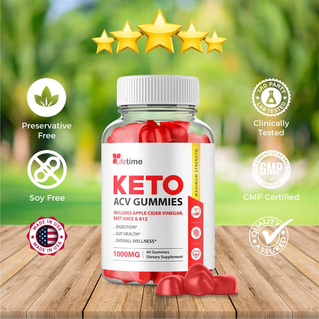 Lifetimeketo plus Gummies - Official Formula, Vegan, Non GMO - Lifetimeketo Acc Gummies, Life Time Gummies with Lifetime Gummies , Vitamin B12, Beet Root Juice, Pomegranate Juice Max (60 Gummies)