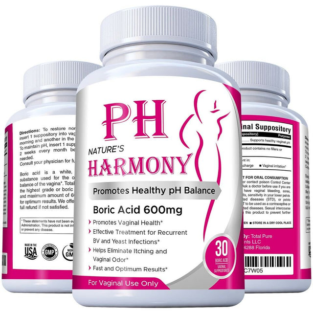 HARMONY 600MG VAGINAL SUPPOSITORIES YEAST INFECTION - 30 CAPSULES