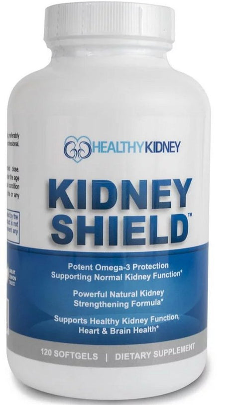 Healthy Kidney Kidney Shield: Kidney Detox Supplement plus Vitamins, Supports Kidney Health, 120 Ct.