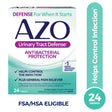 AZO Urinary Tract Defense Antibacterial Protection, #1 Most Trusted Urinary Health Brand, 24 Tablets