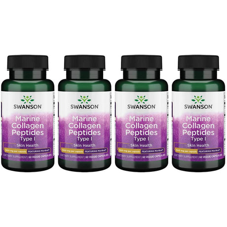 Swanson Marine Collagen Peptides Type I - Featuring Morikol 4 Pack