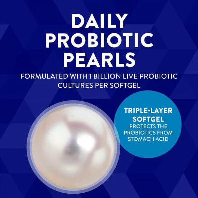 Nature'S Way Probiotic Pearls Acidophilus, Digestive and Immune Health Support for Women and Men*, Protects against Occasional Constipation and Bloating*, 90 Softgels