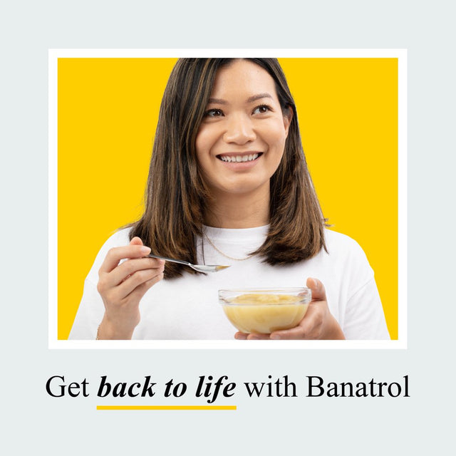 Banatrol® - Natural Anti-Diarrhea Relief, Kids and Adults, for IBS, Antibiotic Use, Food Poisoning and Chemotherapy - 90 Servings (Banana)