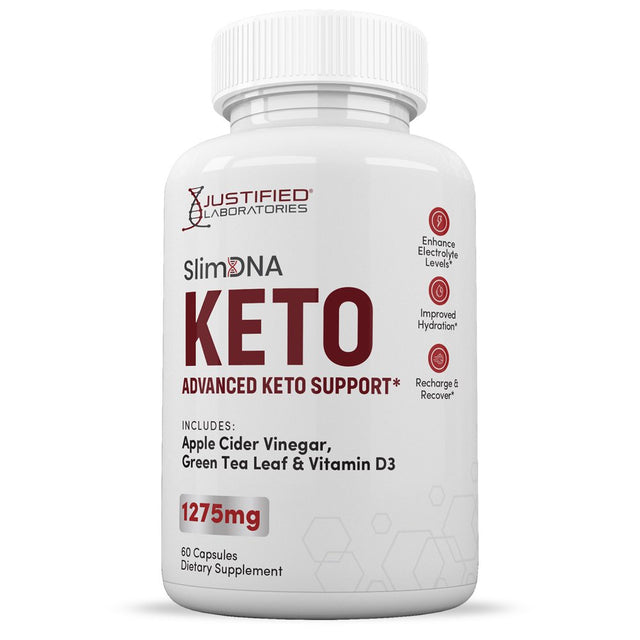 (2 Pack) Slim DNA Keto ACV Pills 1275Mg Alternative to Gummies Dietary Supplement 120 Capsules