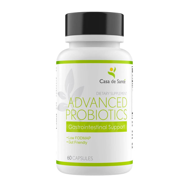 Low FODMAP Advanced Probiotics for IBS SIBO - Gut Friendly, Vegan, Non-Gmo, Gluten/Dairy/Soy Free