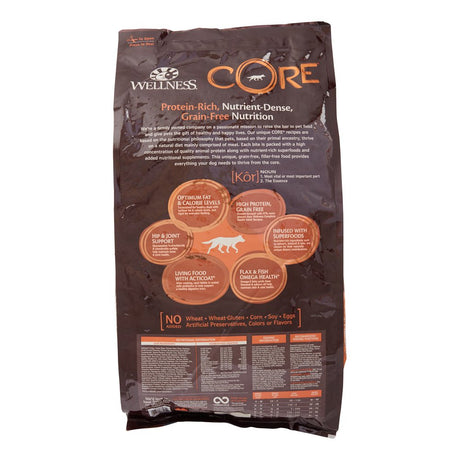 Wellness CORE Natural Grain Free Dry Dog Food, Original Turkey & Chicken, 24-Pound Bag