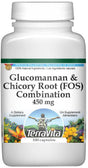 Terravita Glucomannan and Chicory Root (FOS) Combination - 450 Mg, (100 Capsules, 1-Pack, Zin: 517028)