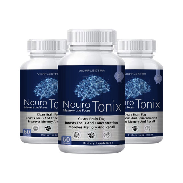 (3 Pack) Neurotonix - Neuro Tonix for Memory & Focus Support