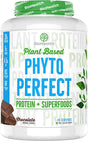 Phyto Perfect Chocolate (2Lb) | Vegan Protein plus Superfoods | Protein plus Organic Veggies and Organic Fruits